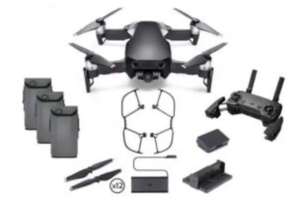 Drone DJI Mavic Air Fly More Combo – Preto Onix | R$3.862