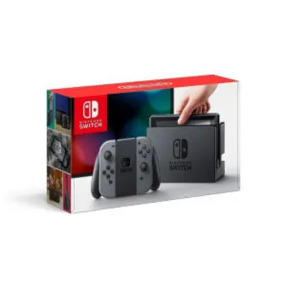 Console Nintendo Switch 32gb + Gray Joy-Con | R$ 2565