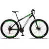 Imagem do produto Bicicleta Mountain Bike 21v Aço Suspensão Shimano Verde Ravok