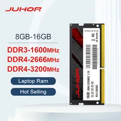 JUHOR Memoria Ram Notebook DDR4 8GB 3200mhz