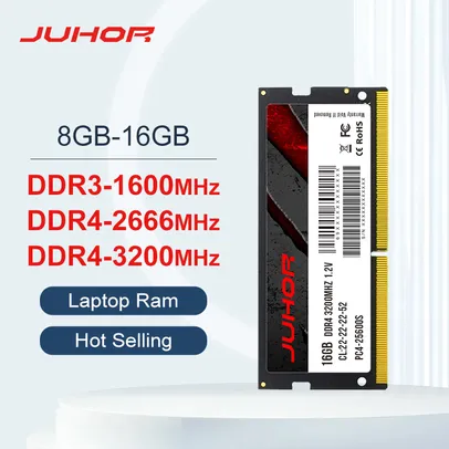 JUHOR Memoria Ram Notebook DDR4 8GB 3200mhz