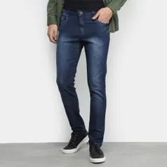 Calça Jeans Skinny Ecxo Masculina - Azul R$56