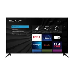 [reembalado] Smart TV Roku 58&quot; Philco Led UHD 4K PTV58G70RCBL Wi-Fi 4 HDMI 2 USB e Midiacast