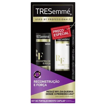 Kit Shampoo 400ml + Condicionador 200ml Tresemmé Reconstrução e Força