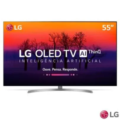 Smart TV 4K LG OLED 55” Ultra HD com Controle Smart Magic - R$4074
