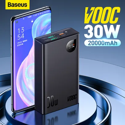 Powerbank 20000mah 30w Vooc Pd Qc 3.0 Baseus