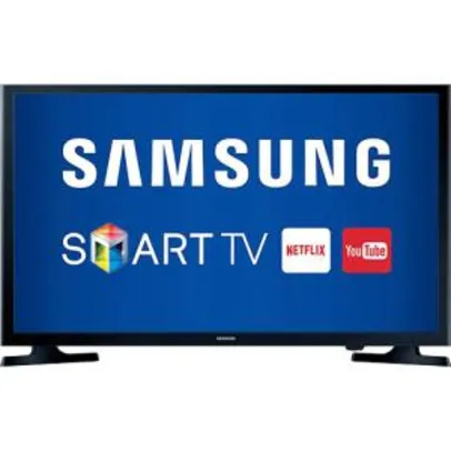 Smart TV LED 32" Samsung 32J4300 HD com Conversor Digital 2 HDMI 1 USB Wi-Fi 120Hz - R$ 899,99