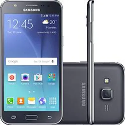 [Shoptime] Smartphone Samsung Galaxy J5 Duos Dual Chip Desbloqueado Android 5.1 Tela 5" 16GB 4G Wi-Fi Câmera 13MP - Preto por R$ 791