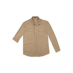 HERING - Camisa Sarja Masculina Regular Com Bolsos | R$ 60