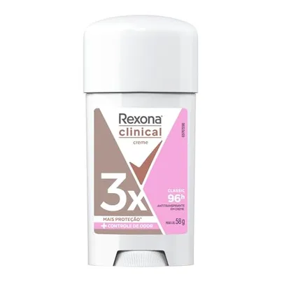 Rexona Clinical Antitranspirante Creme Classic 58g