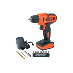 [Cartão America ]Black+Decker LD12S Parafusadeira/Furadeira 12V | R$ 157