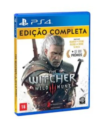 [App Shoptime] Game The Witcher 3 Wild Hunt Edição Completa - PS4 - R$70