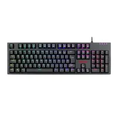 TECLADO ÓTICO REDRAGON AMSA PRO RGB SWITCH V-Pro Ótico AZUL, K592RGB-PRO | R$300