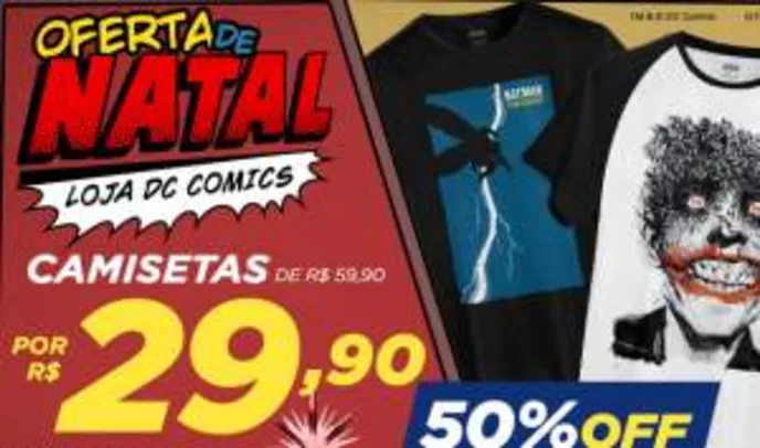 Saindo por R$ 30: [DC Comics] Várias camisetas da DC Comics por R$30 | Pelando