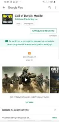 [Pré-Registro] Call of Duty: Mobile - Android