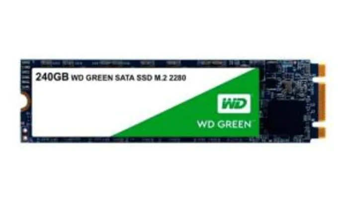 SSD WD Green 240GB M.2 2280 - R$247