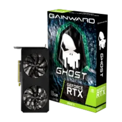 Placa de Vídeo Gainward, GeForce RTX 3060 Ti Ghost, LHR, 8GB, GDDR6, 256Bit, DLSS, Ray Tracing, NE6306T019P2-190AB - V1