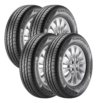 Jogo 4 Pneus Continental Aro 14 Powercontact 2 175/70r14 84t