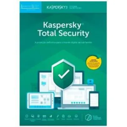Kaspersky Antivírus Total Security 2019 Multidispositivos 1 PC - Digital para Download