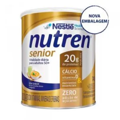 Suplemento Alimentar Nutren Senior Sem Sabor 740g R$ 64