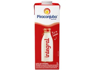 [Cliente Ouro - Leve 6, pague 4] Leite Integral UHT Piracanjuba 1L R$2