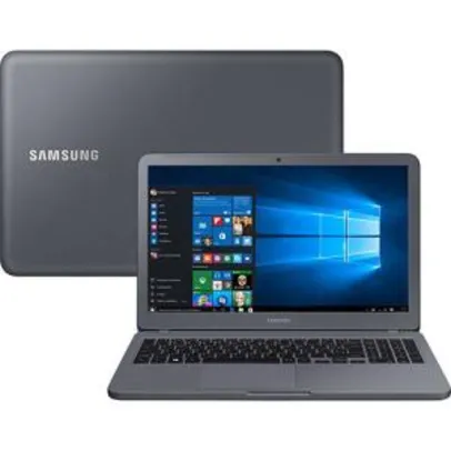 Notebook Essentials E30 Intel Core I3 4GB 1TB LED Full HD 15.6'' W10 Cinza Titânio - Samsung por R$ 1705