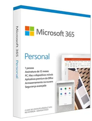 Pacote office 365 Personal 1 ano