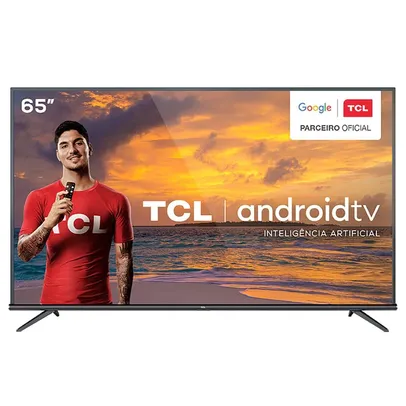 Smart TV LED 65" 4K TCL 65P8M com Android TV | R$3239