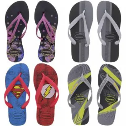 Seleção de Havaianas - a partir de R$11,99 (com cupom)