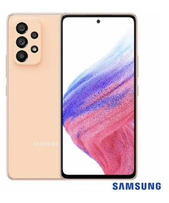 Samsung Galaxy A53 Rosé, com Tela Infinita de 6,5", 5G, 128GB e Câmera Quádrupla de 64MP+12MP+5MP+5MP - SM-A536EZOG