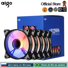 Ventoinha ARGB Aigo Ar12pro pack com 6 fans