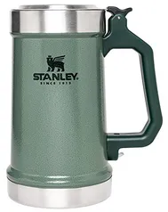 Stanley Caneca de cerveja clássica com abridor de garrafa, caneca e copo isolado de 680 ml, Hammertone Green