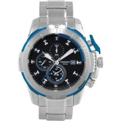 [SOUBARATO] Relógio Masculino Orient Cronógrafo Prata MBSSC104 P1SX - R$ 270