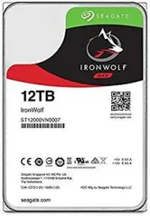 HD Interno Seagate | NAS IronWolf | Prata | 12TB | ST12000VN0007 Seagate, HD interno, Prata