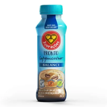 (REC) Cappuccino Pronto Balance 3 Corações 260ML