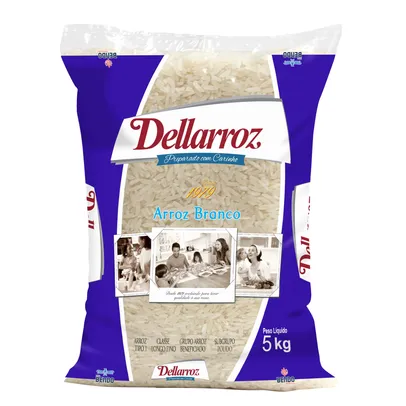 Arroz Branco DELLARROZ Tipo 1 5kg