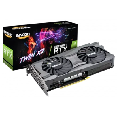 Placa de Vídeo INNO3D GeForce RTX 3060 TWIN X2, 12GB, GDDR6, DLSS, Ray Tracing, N30602-12D6-119032AH