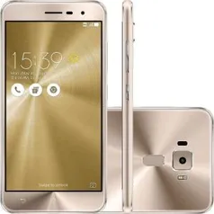 Smartphone Asus Zenfone 3 Dourado 5,2" 16GB Dual Chip Câmera 16MP Octa Core - R$849,92