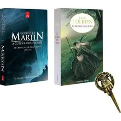 Encontro dos Clássicos: George R R Martin + Tolkien + Pin Exclusivo Livro - R$25