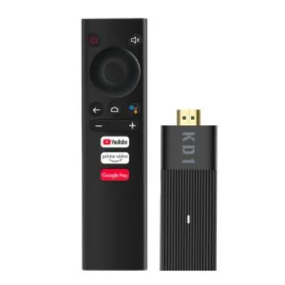 TV Stick MECOOL KD1 4K HDR10 2GB RAM 16GB ROM Bluetooth | R$224