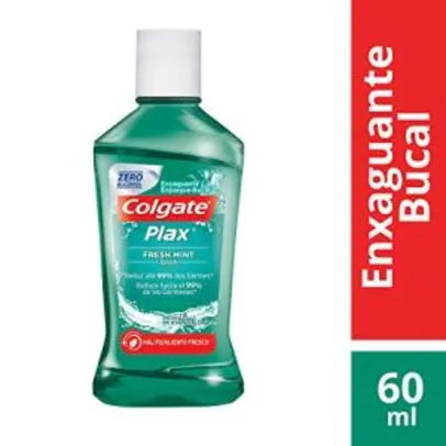 [PRIME] Enxaguante Bucal Colgate Plax Fresh Mint 60ml - R$3