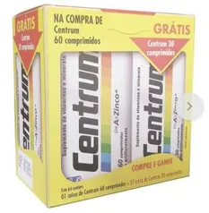 Centrum de a a z 60 + 30 comprimitos