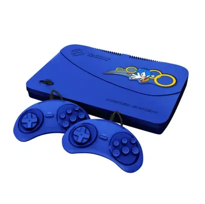 Console Master System Evolution Blue 132 Jogos 2 Controles Azul