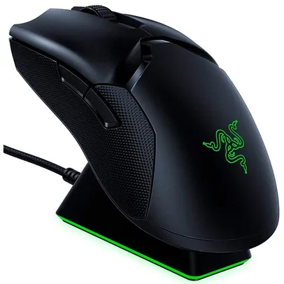 Mouse Sem Fio Gamer Razer Viper Ultimate, 20000DPI, 8 Botões, Chroma, Optical Switch - Com Dock