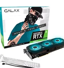 Placa de Vídeo Galax NVIDIA GeForce RTX 3060 Ti SG 1-Click OC Plus, 8GB GDDR6X, DLSS, Ray Tracing, 36ISM6MD1GSP