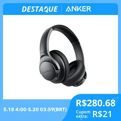 Anker Soundcore Life Q20 híbrido ativo ruído cancelando fone de ouvido sem fio.