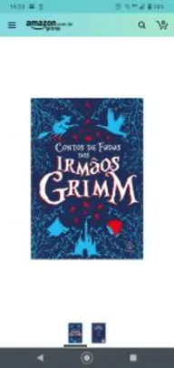 [Prime] Livro Contos de fadas dos irmãos Grimm - Capa Comum | R$ 13