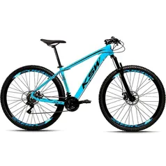 Bicicleta 29 KSW XLT 21V Câmbios Shimano Freio a Disco Quadro Alumínio MTB