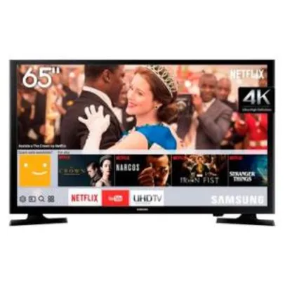 Smart TV LED 65" Samsung UHD 4K LH65BENELGA/ZD | R$3.299