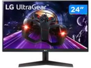 Monitor Gamer 144Hz Full HD 24” LG 24GN600-B - IPS 2 HDMI 1 DisplayPort 1ms Freesync